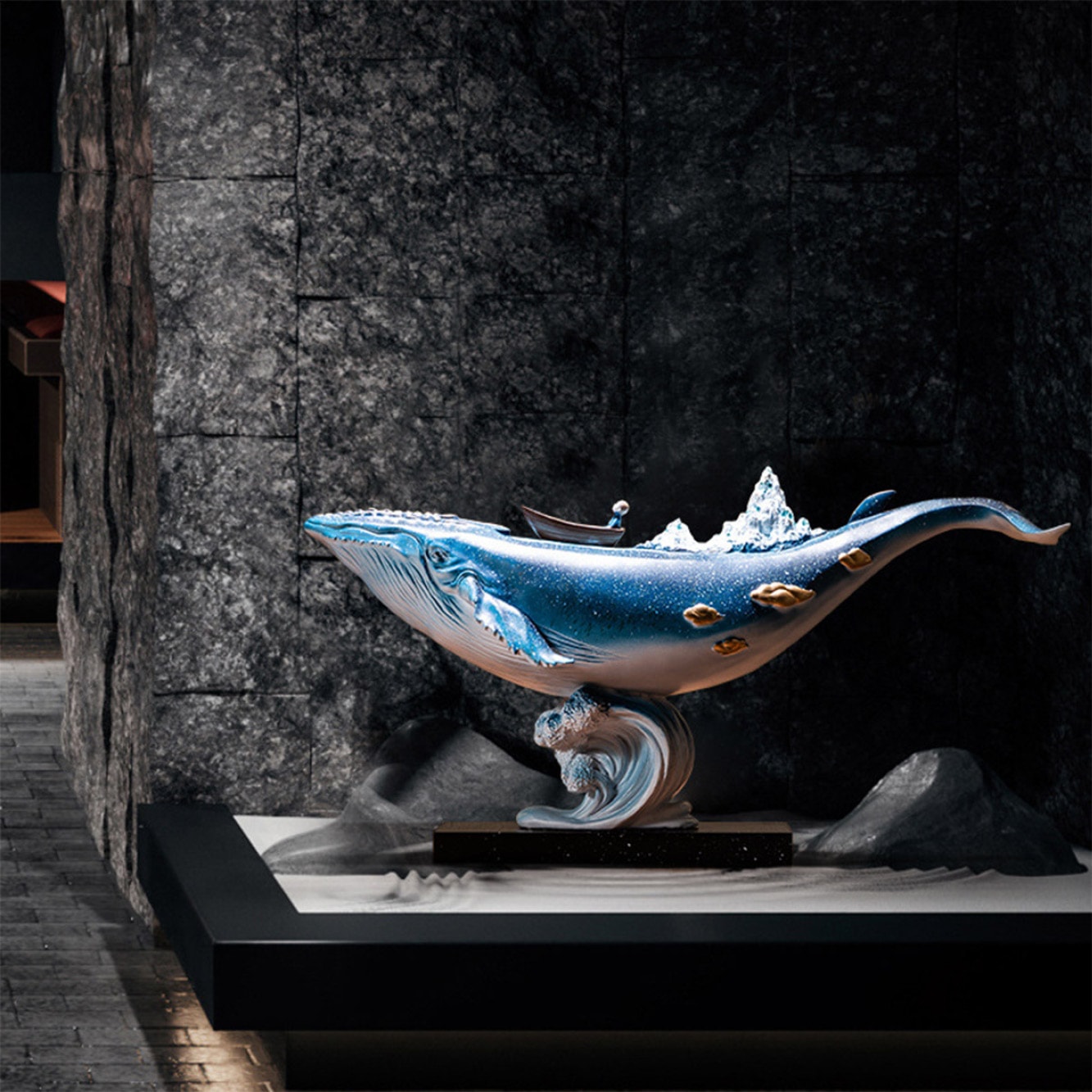 VeroMan 置物 オブジェ 鯨 クジラ ウェール モダン レトロ