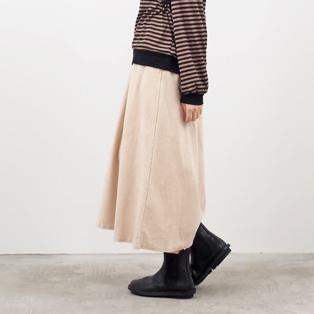 NARU(ナル) WOODYコーデュロイ 台形スカート 657005 | BOTTOMS