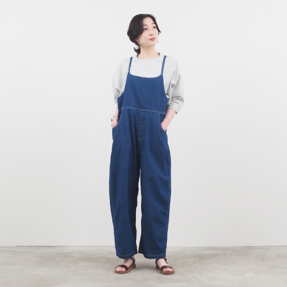 NARU(ナル) 8ozムラデニム ノッポサロペット 661800 | all_items