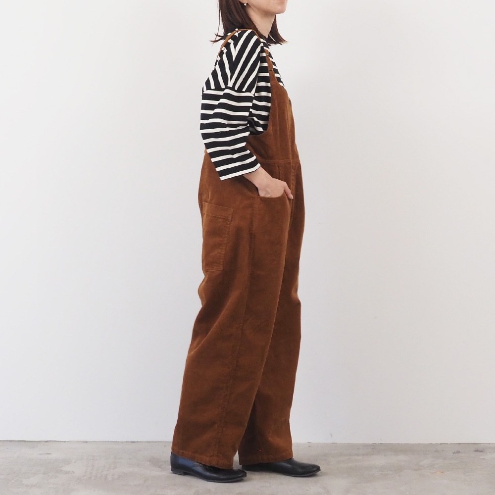 WEB限定！NARU(ナル) コーデュロイ サロペット 6W8C01 | BOTTOMS