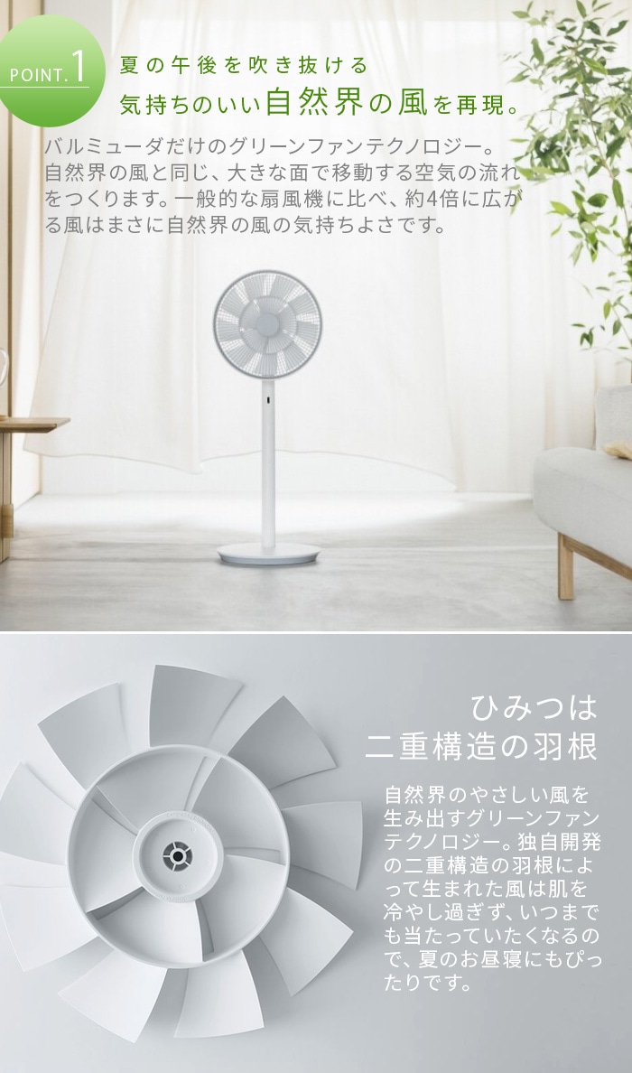 BALMUDA The GreenFan バルミューダ ザ・グリーンファン EGF-1800