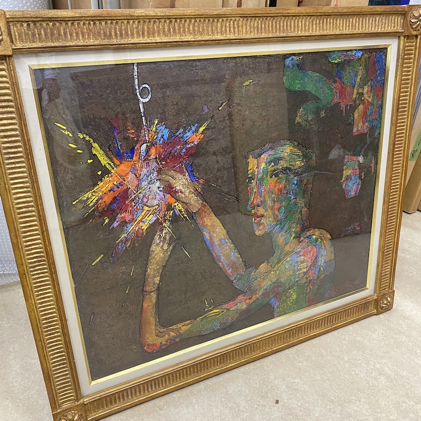 絹谷幸二「光翳す人」 ｜ 名古屋 北岡技芳堂