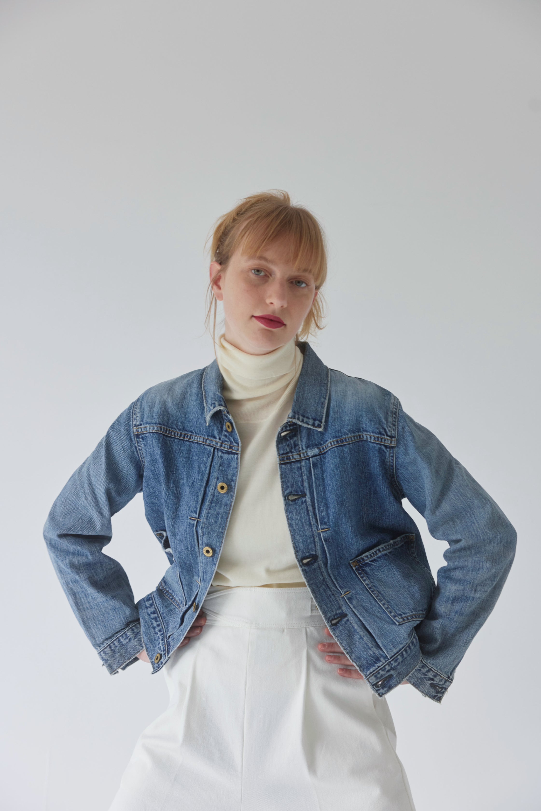 St.cecilia セルヴィッチデニムジャケット – GIRLISH