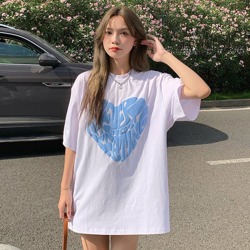 ハートグラフィックTシャツ – GIRLS CRUSH