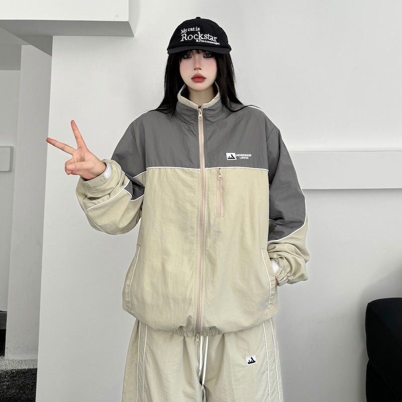 バイカラーウィンドブレーカー – GIRLS CRUSH