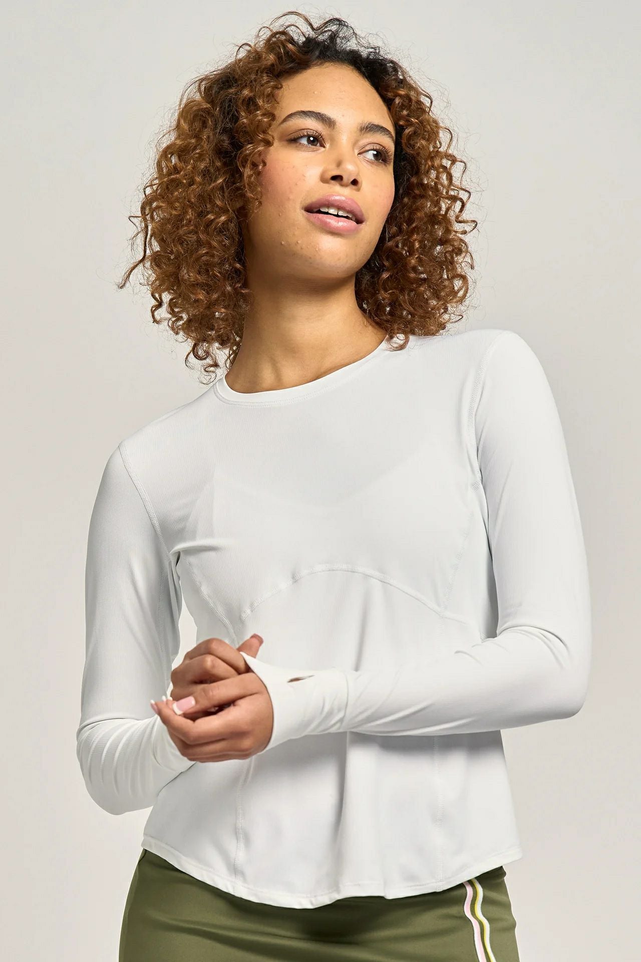 TitanTopタイタントップ|テニスウェア|長袖|Whit|Solar | テニスウェア