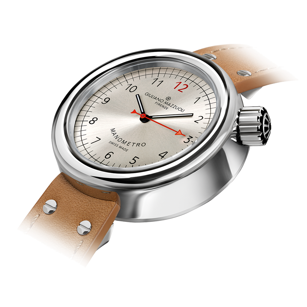 Manometro Soleil Silver by Giuliano Mazzuoli Watches