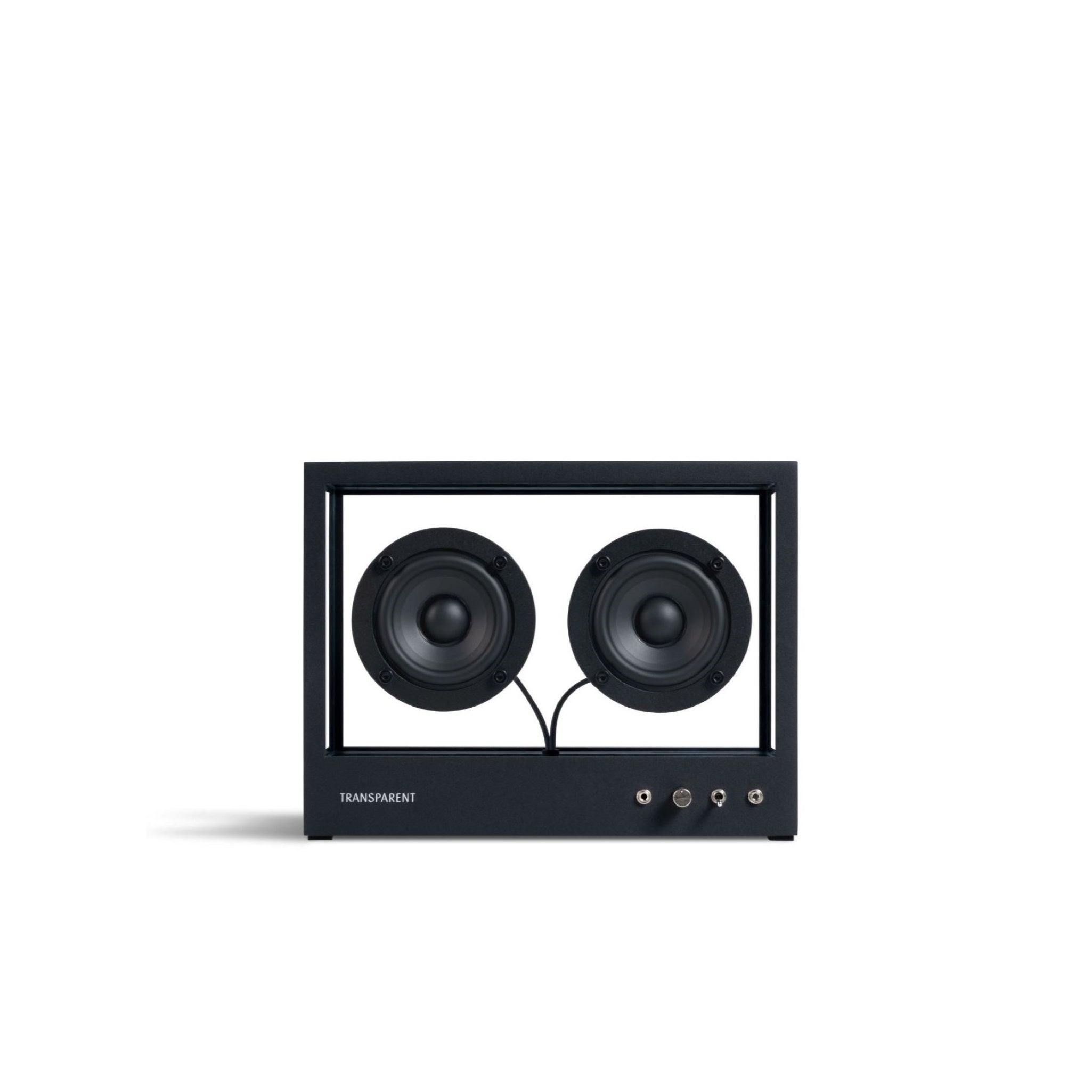 SMALL TRANSPARENT SPEAKER BLACK