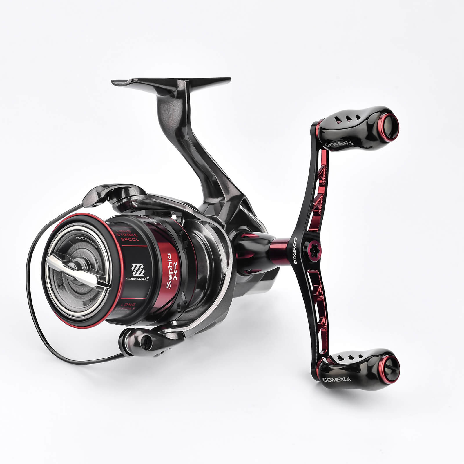 ゴメクサス｜CY-T20 セフィアカラー ハンドル 98mm｜チタンノブ搭載