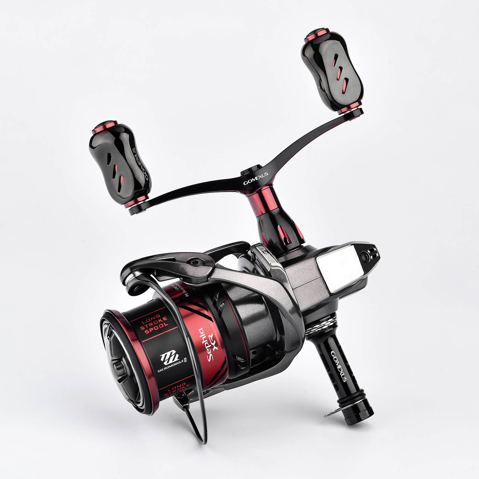 ゴメクサス｜CY-T20 セフィアカラー ハンドル 98mm｜チタンノブ搭載