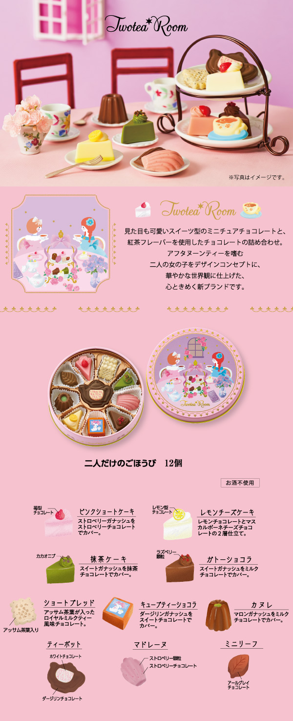805 二人だけのごほうび 12個 トゥーティールーム チョコレート