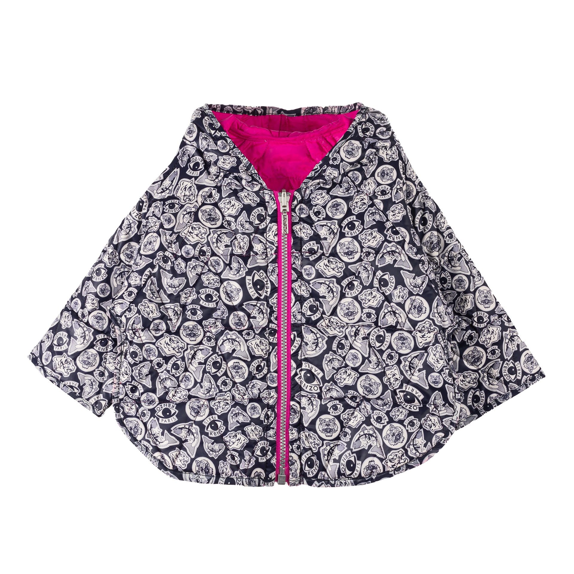 90s KENZO quilt×cotton reversible MA-1 90s KENZO quilt×cotton