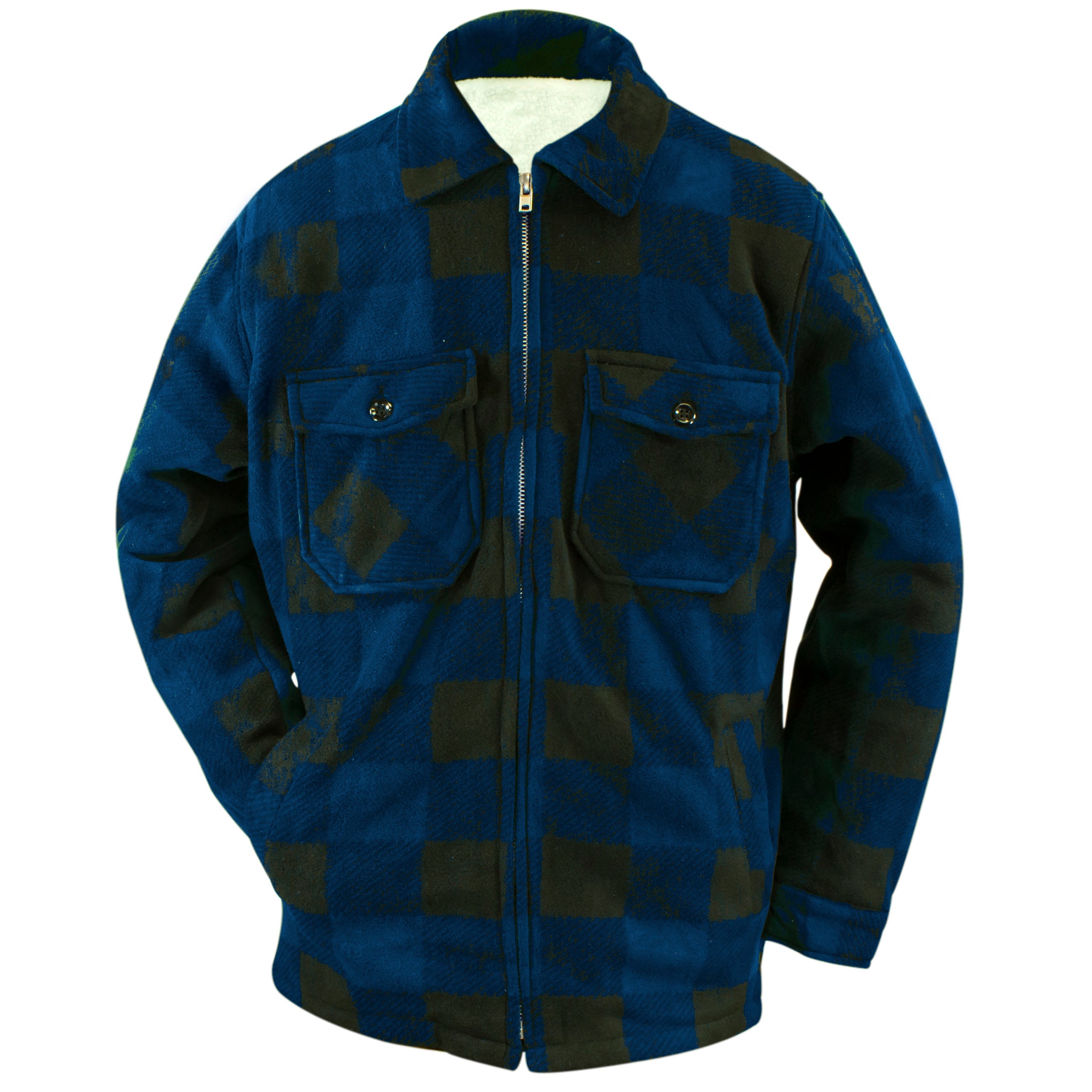 Maxxsel Men's Buffalo Plaid Fleece Lined Jacket M9109 – Good's