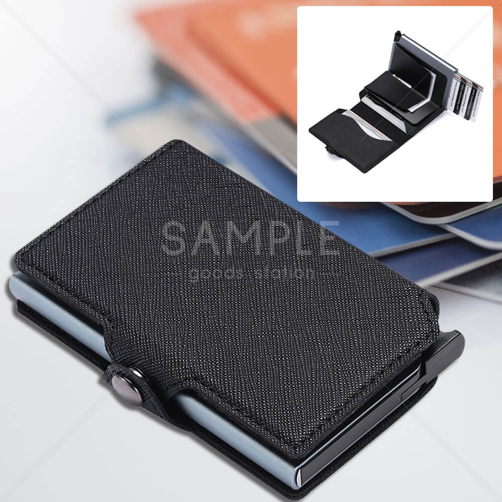 カードケース クレジットカード マネークリップ スライドトリガー式