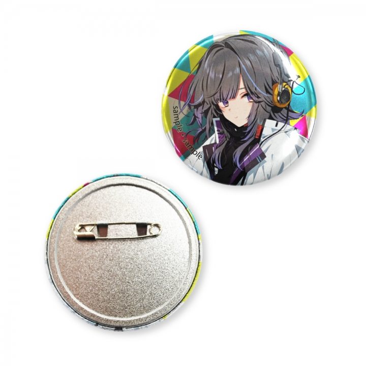 メタリック缶バッジ57mm | オリジナルグッズ・アクリル・缶バッジ制作