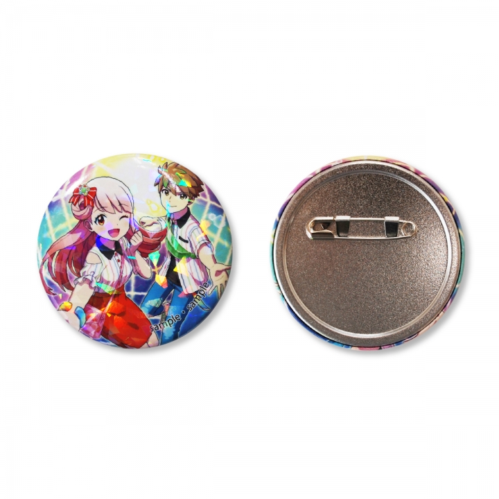 ホログラムPP缶バッジ57mm | オリジナルグッズ・アクリル・缶バッジ