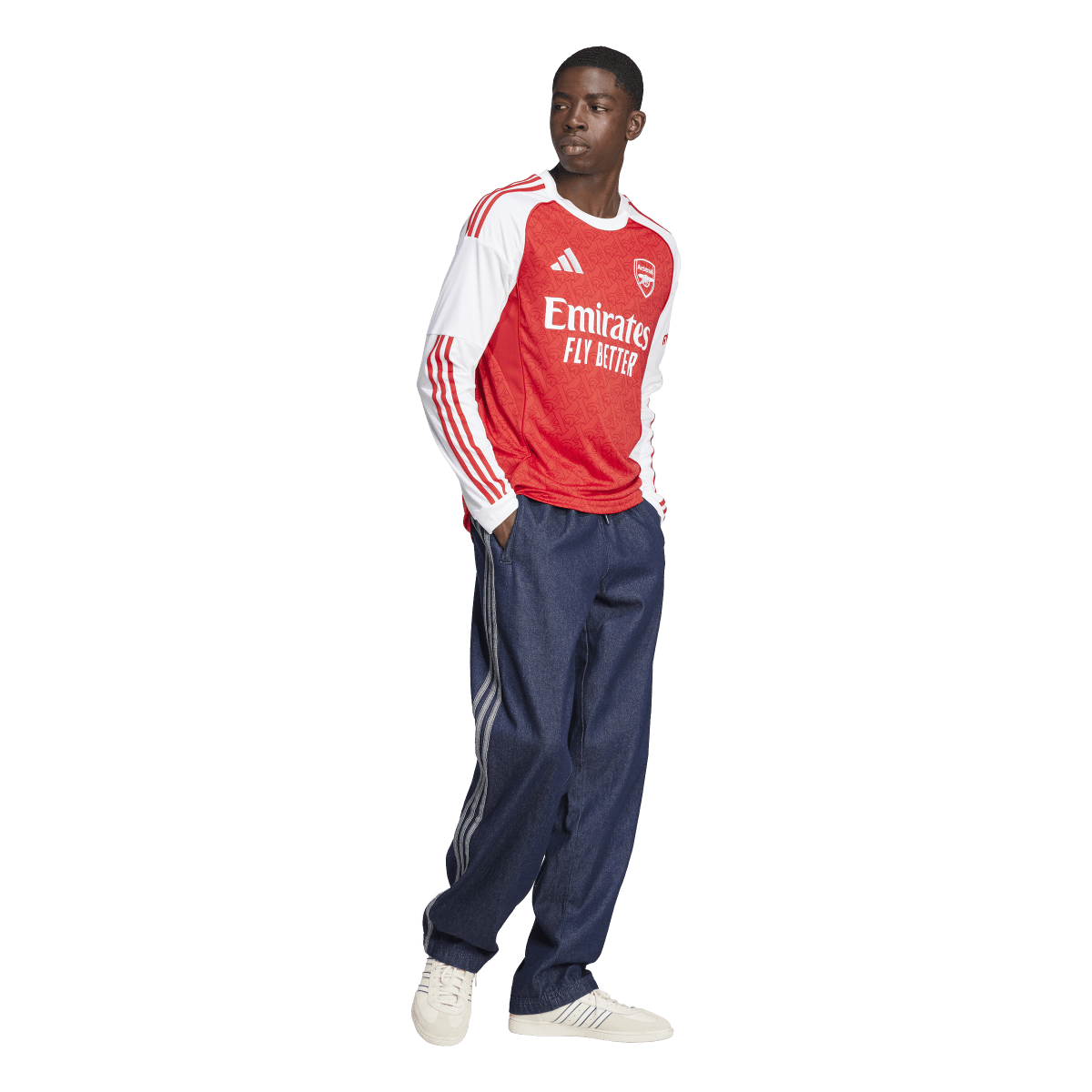 adidas Men's Arsenal 25/26 Long Sleeve Home Jersey | JI9536 - Goal