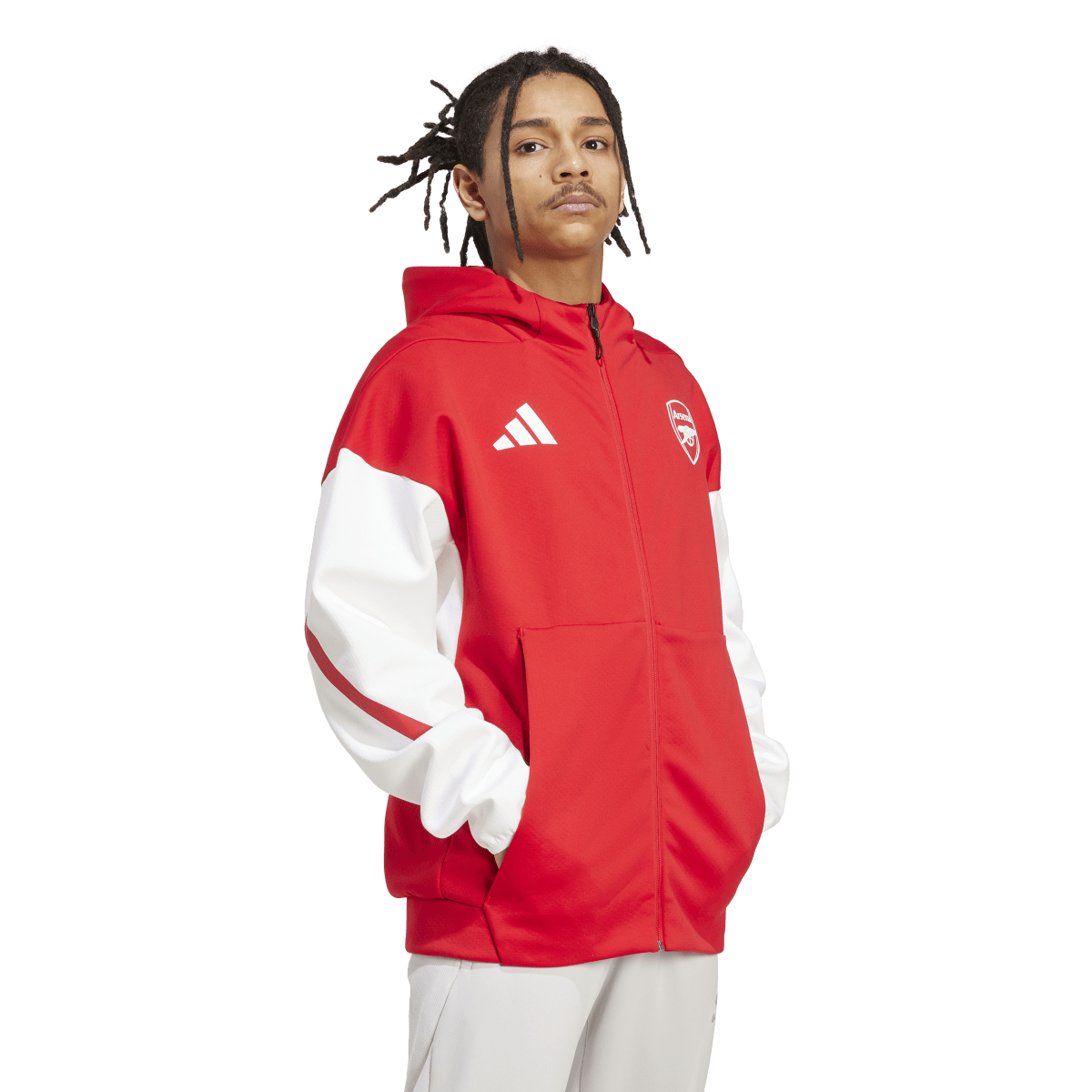 adidas Men's Arsenal Z.N.E. Anthem Jacket | JM9409 - Goal Kick Soccer