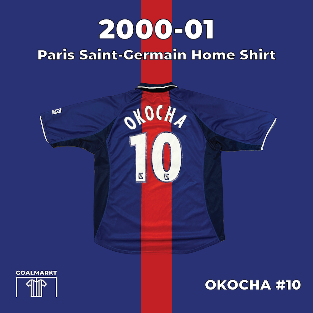 2000-01 Paris Saint-Germain Home Shirt Okocha #10 XL - The Goalmarkt