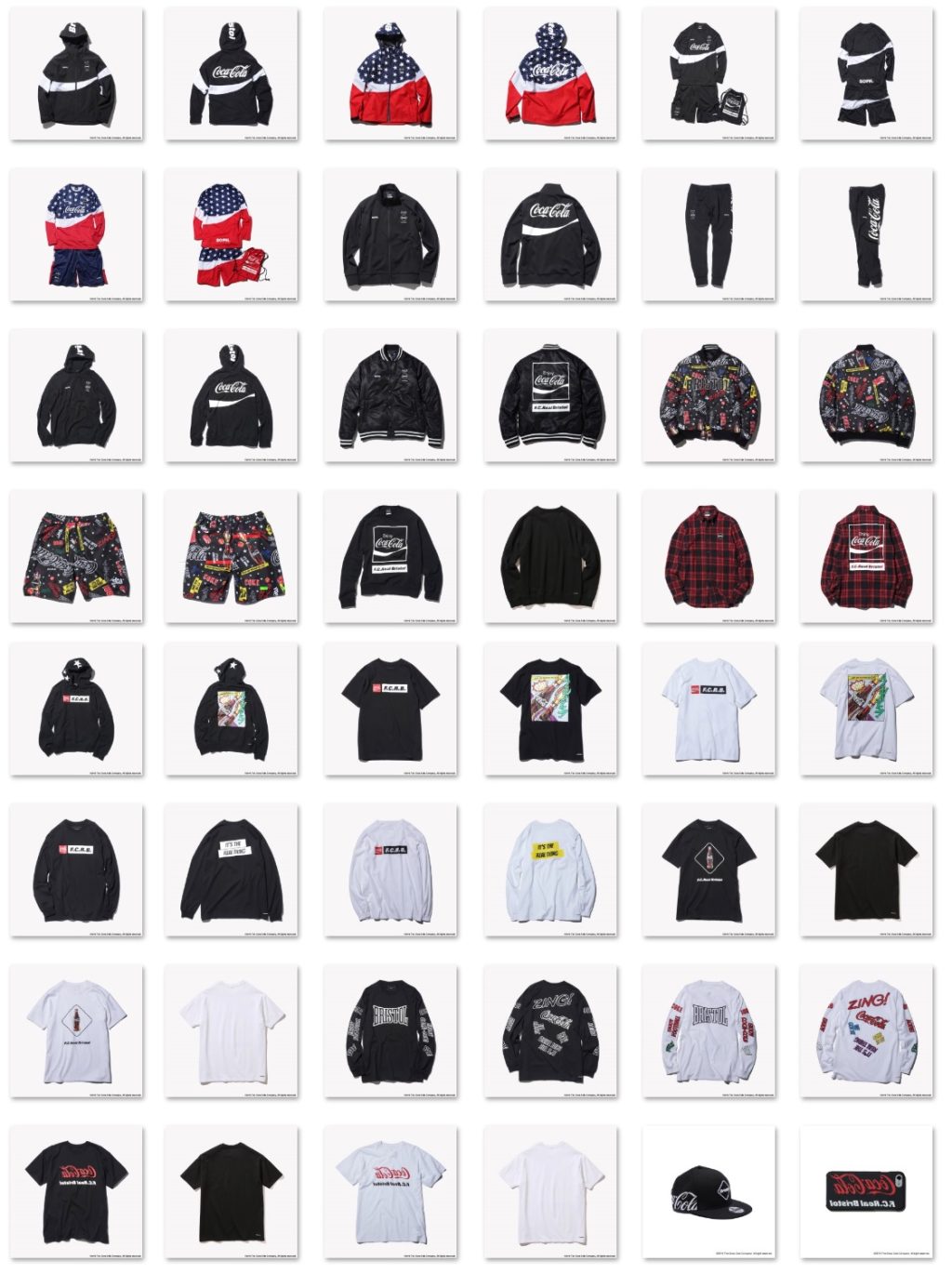 FCRB × コカ・コーラ コラボコレクションが11/2に販売開始【全17