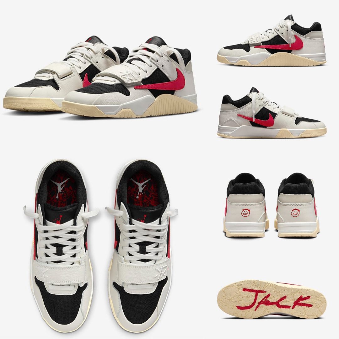 TRAVIS SCOTT × NIKE JORDAN JUMPMAN JACK TR UNIVERSITY REDが5/10に