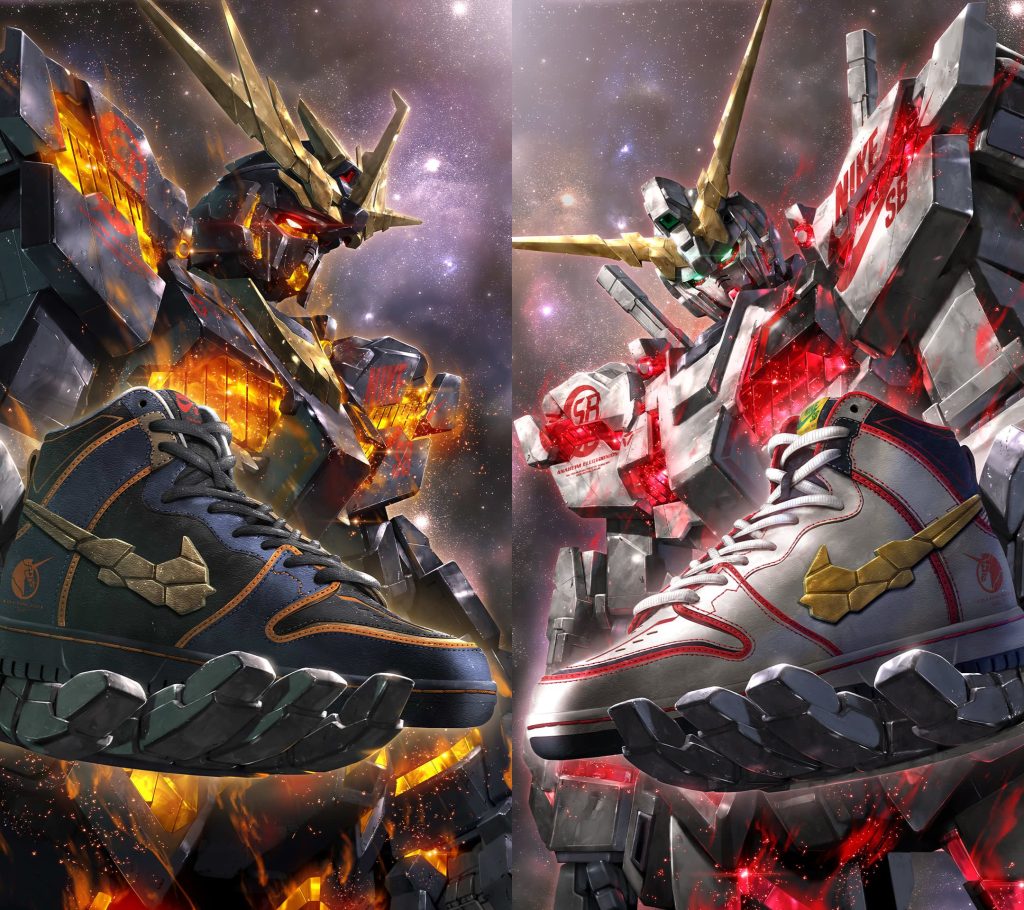 機動戦士ガンダムUC × NIKE DUNK HIGH UNICORN & BANSHEEが9/24、9/27