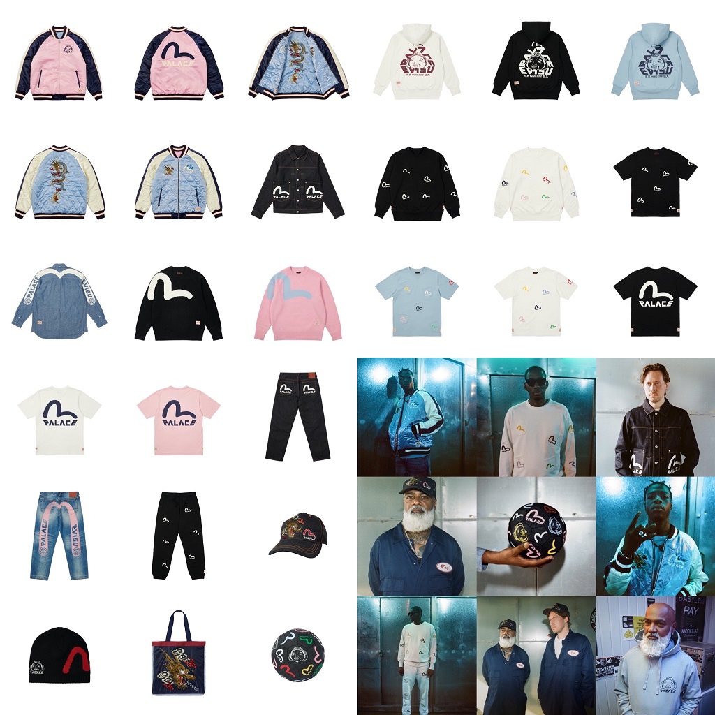 PALACE × EVISU JEANS 2021 AUTUMN コラボアイテムが9/24 Week8に海外