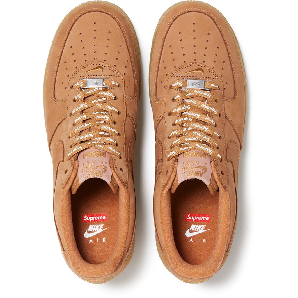 Supreme × NIKE AIR FORCE 1 LOW FLAX / WHEATが11/7に国内発売予定