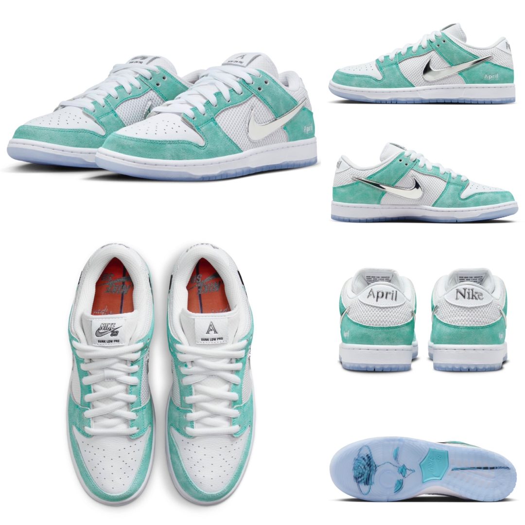 APRIL SKATEBOARDS × NIKE SB DUNK LOWが11/25、11/27に国内発売予定