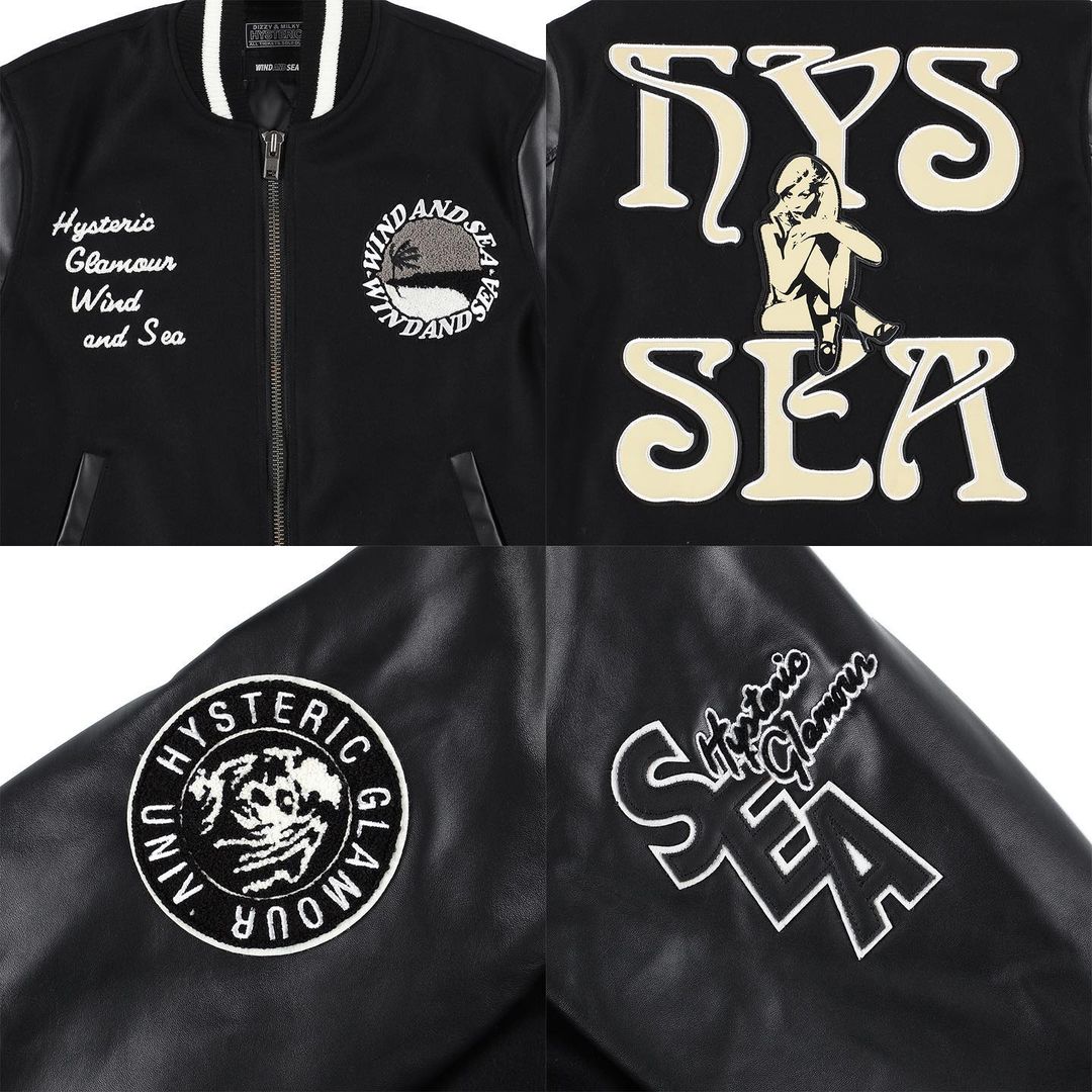 HYSTERIC GLAMOUR × WIND AND SEA 2023 第5弾コラボアイテムが11/25に