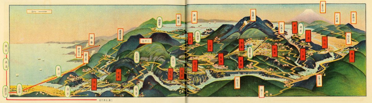 スマホ時代にはない悦楽…100年前に吉田初三郎が描いた“日本地図”に