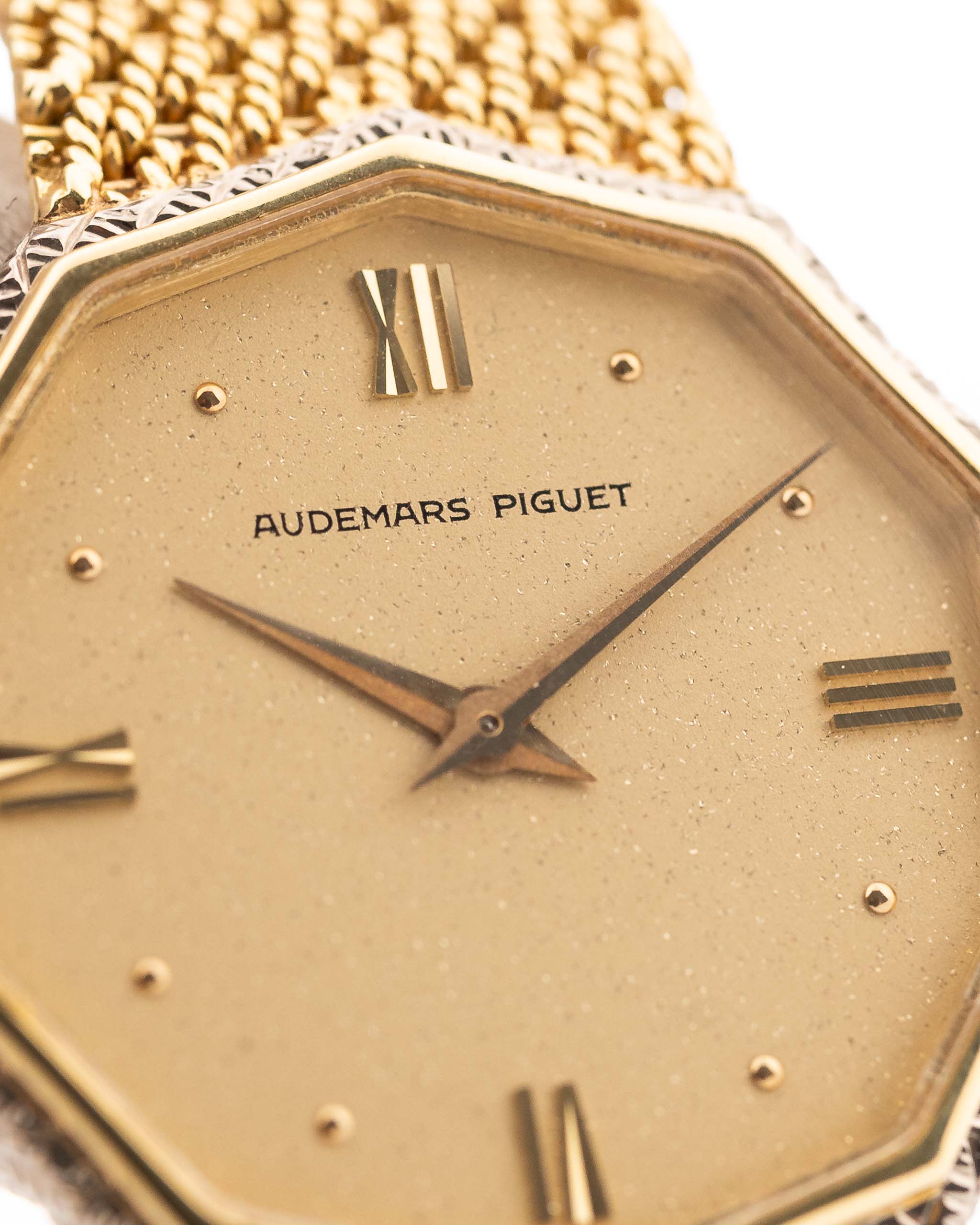 Audemars Piguet Octagon Vintage Watch Two Tone 18k 30mm 1980s