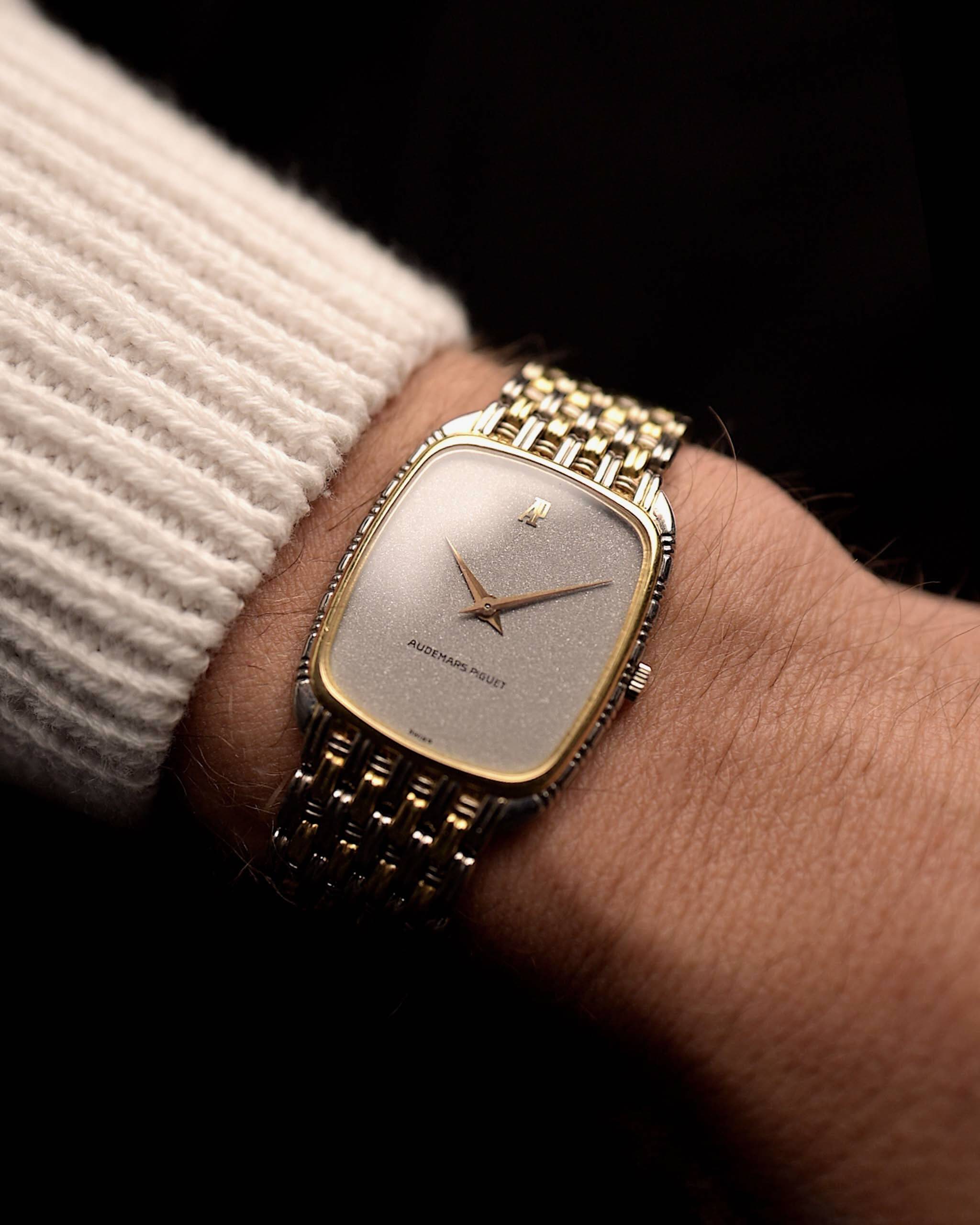 Audemars Piguet Two Tone Rectangular 28mm 1980s – GOLDAMMER