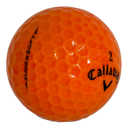 Callaway Supersoft Orange Used Golf Balls - golfballs.net
