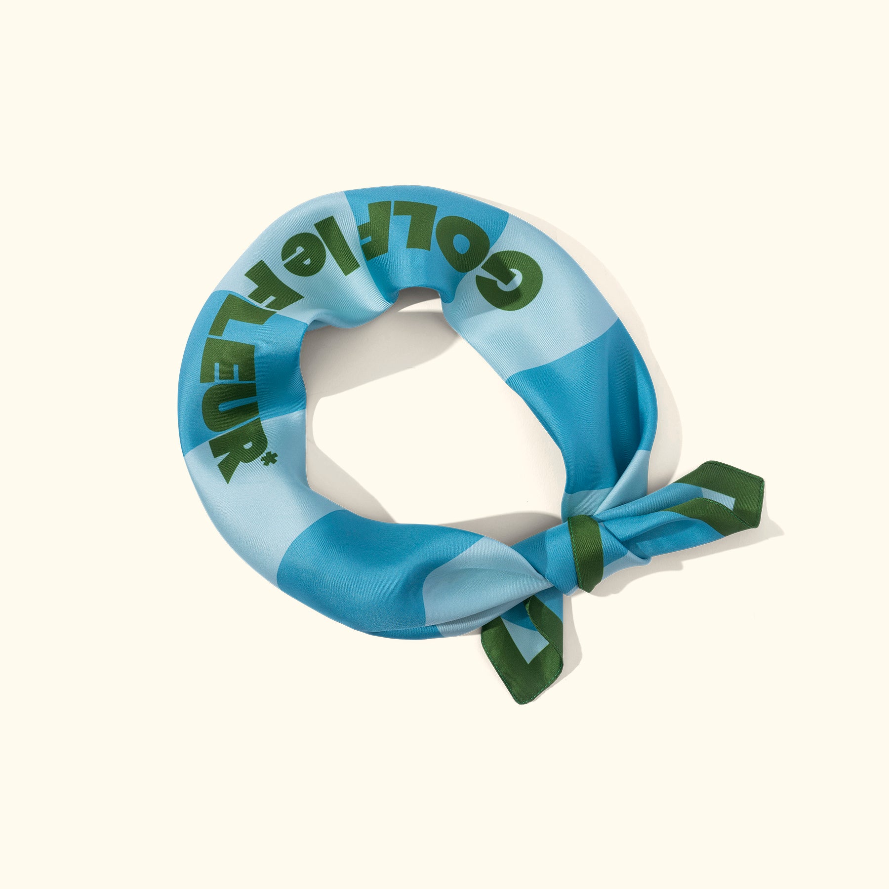 Wavy Stripe Silk Scarf Blue – GOLF le FLEUR*