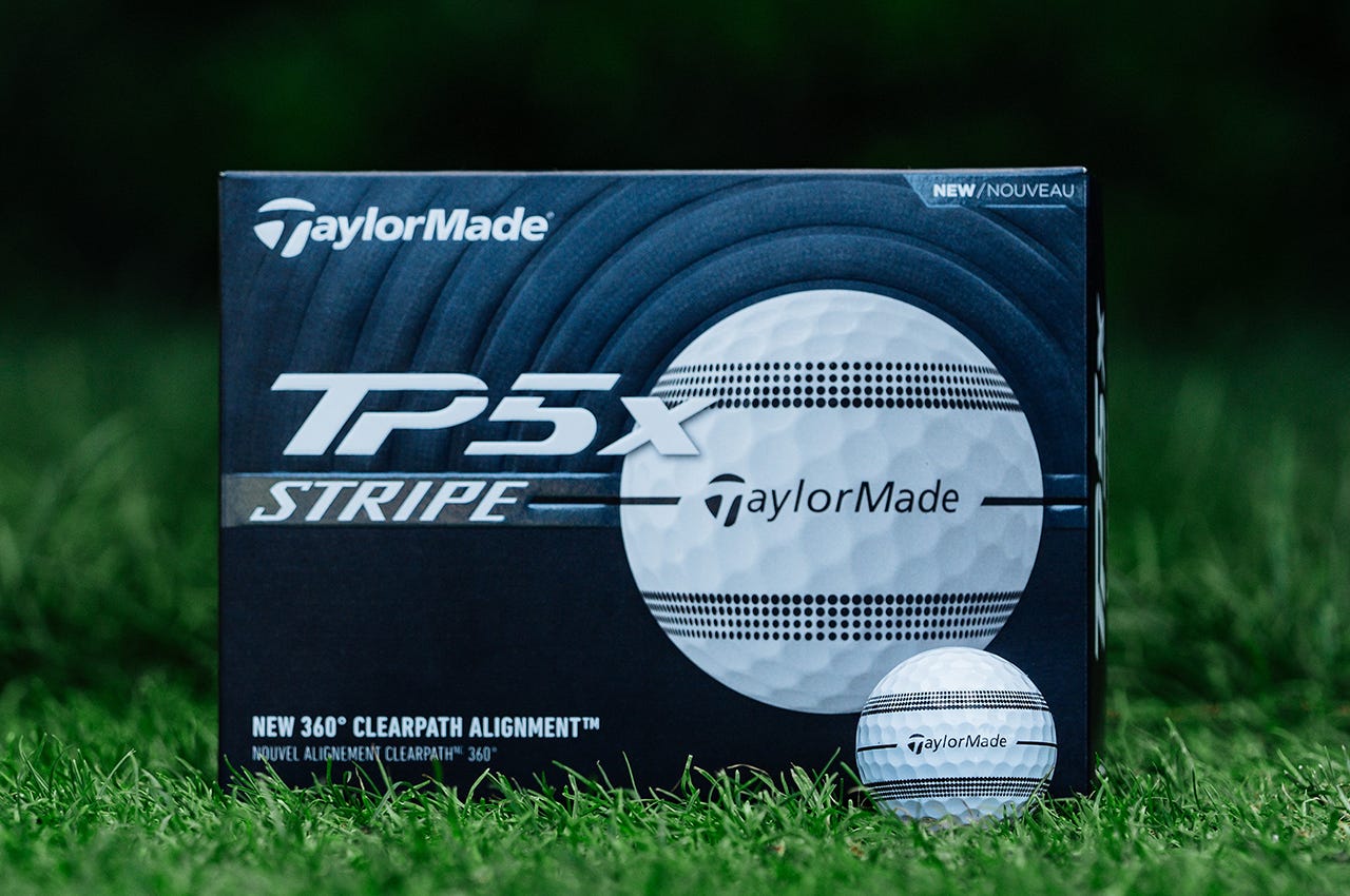 TaylorMade TP5 Stripe, TP5x Stripe golf balls
