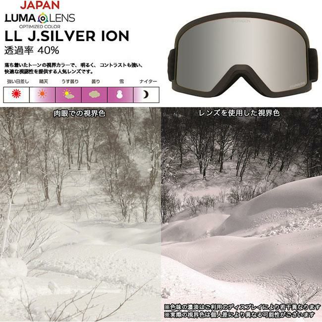 スペアーレンズ ドラゴン ゴーグル DRAGON DX3 LUMA LENS ハイ