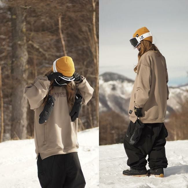 べスプ パーカー VESP Logo Stretch Knit Crew VPMS1039 25-26