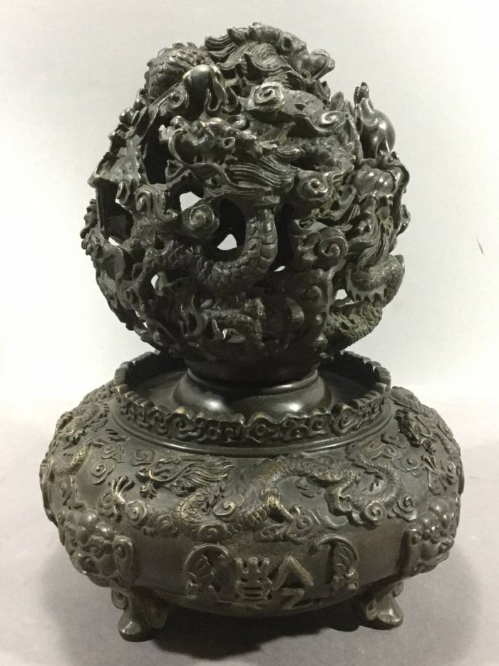 古銅製 龍 置物 - 岐阜・愛知（名古屋）・三重・滋賀の骨董品・美術品