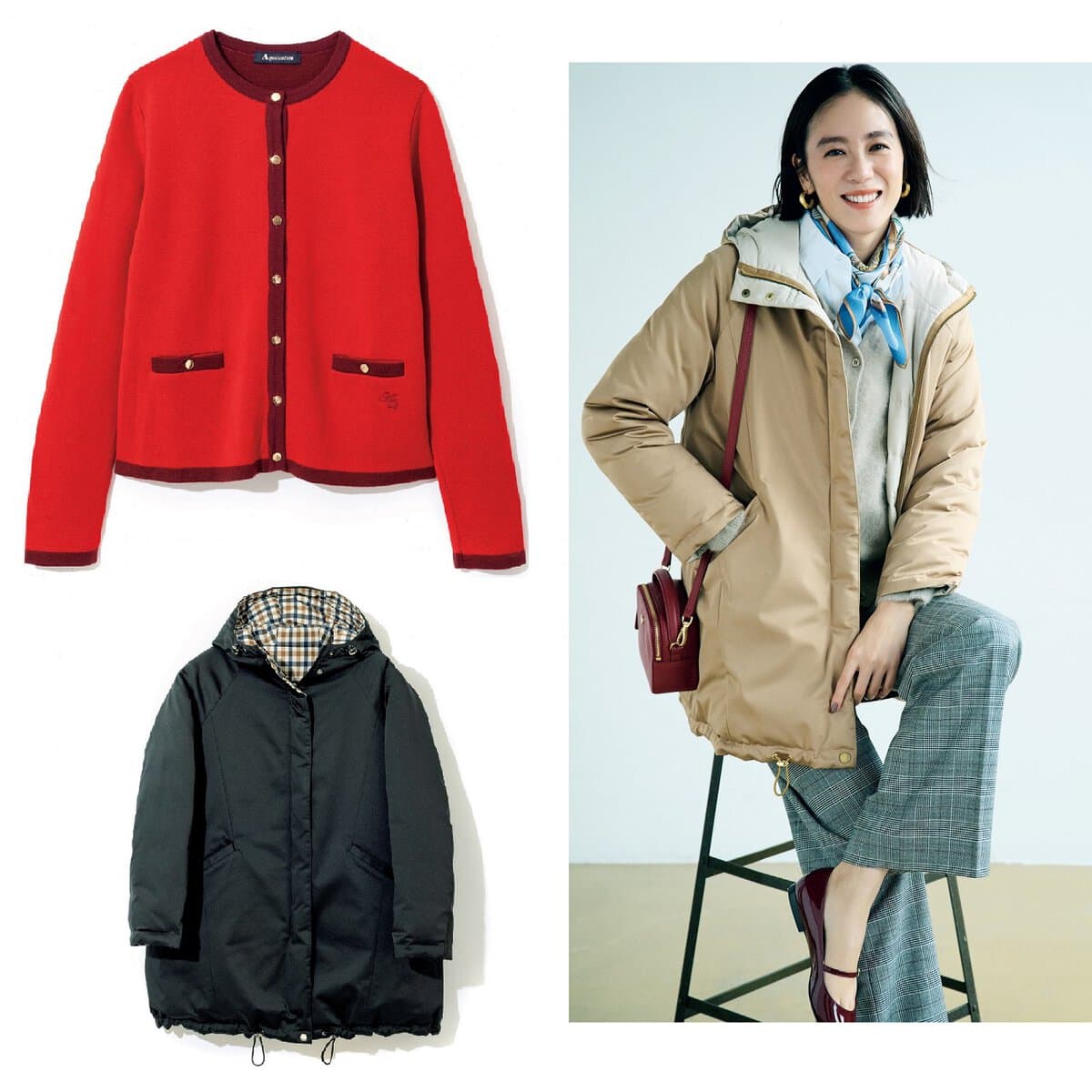 清潔・上品・上質がそろった「アクアスキュータム」のコートとアウター