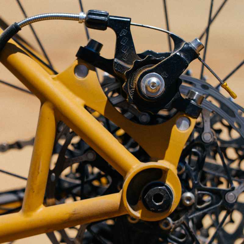 PAUL* klamper post mount disc calliper (polish) - BLUE LUG GLOBAL