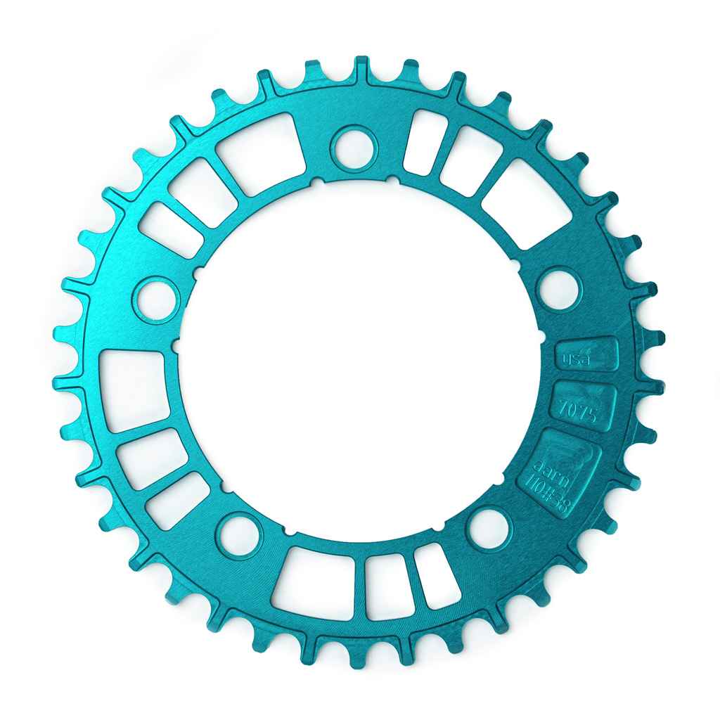 AARN* narrow wide chainring (BL limited teal) - BLUE LUG GLOBAL