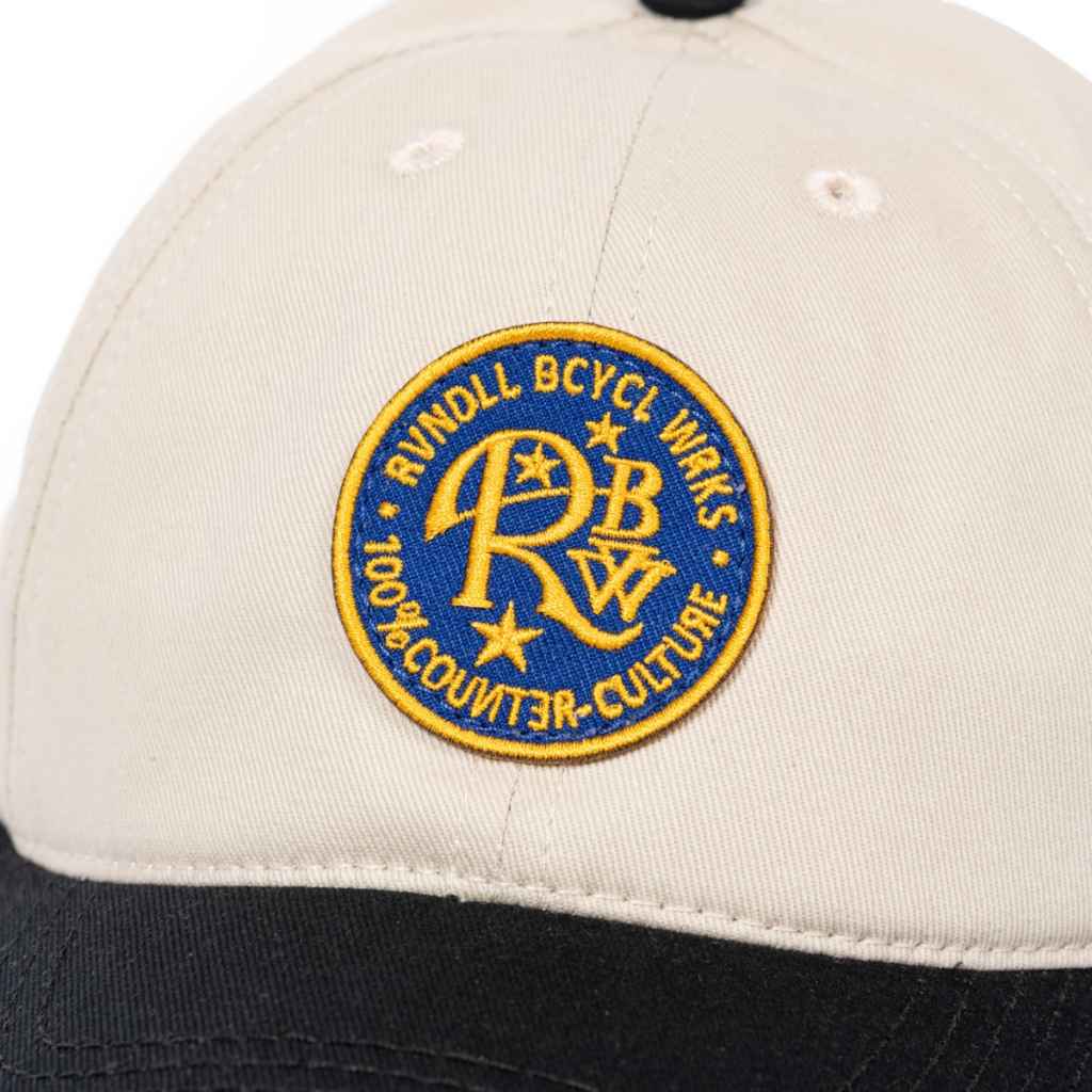 RIVENDELL* RBW organic cotton hat (stone/black) - BLUE LUG GLOBAL