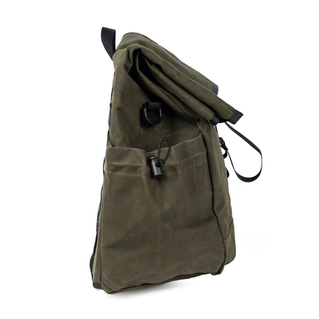 FAIRWEATHER* brompton bag (wax dark olive) - BLUE LUG GLOBAL
