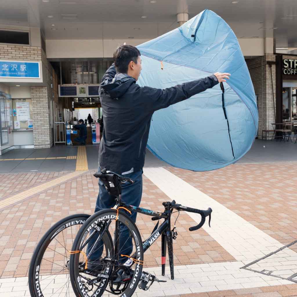 FAIRWEATHER* bike carry bag (navy) - BLUE LUG GLOBAL ONLINE STORE