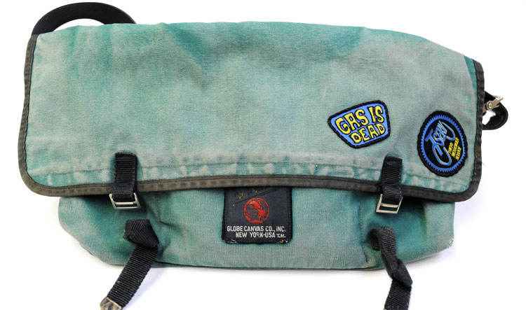 DE MARTINI* 3602 messenger bag (canvas navy) - BLUE LUG GLOBAL