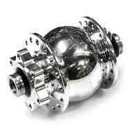 SON NABENDYNAMO* SON 28 12mm center lock disc (silver) - BLUE LUG