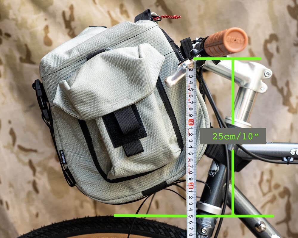 FAIRWEATHER* handlebar bag ADV (forest green) - BLUE LUG GLOBAL