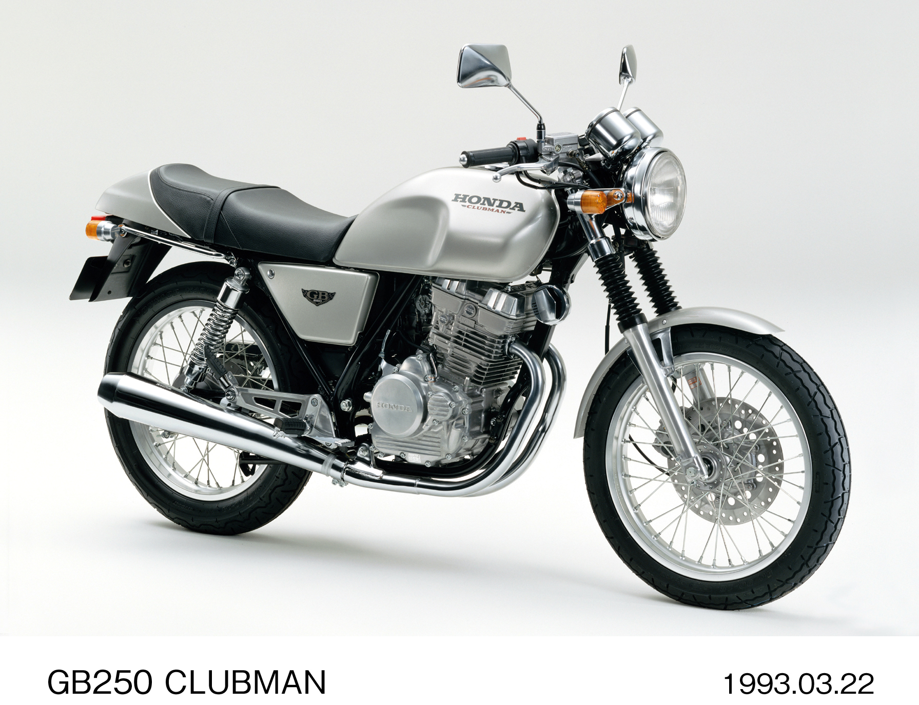 伝統的なスタイルの単気筒ロードスポーツバイク「ホンダ GB250 クラブ