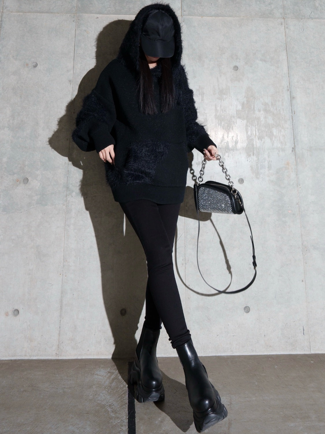 Black ストレッチ スキニー